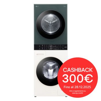 Foto frontale WashTower WT1210EGF con Cashback